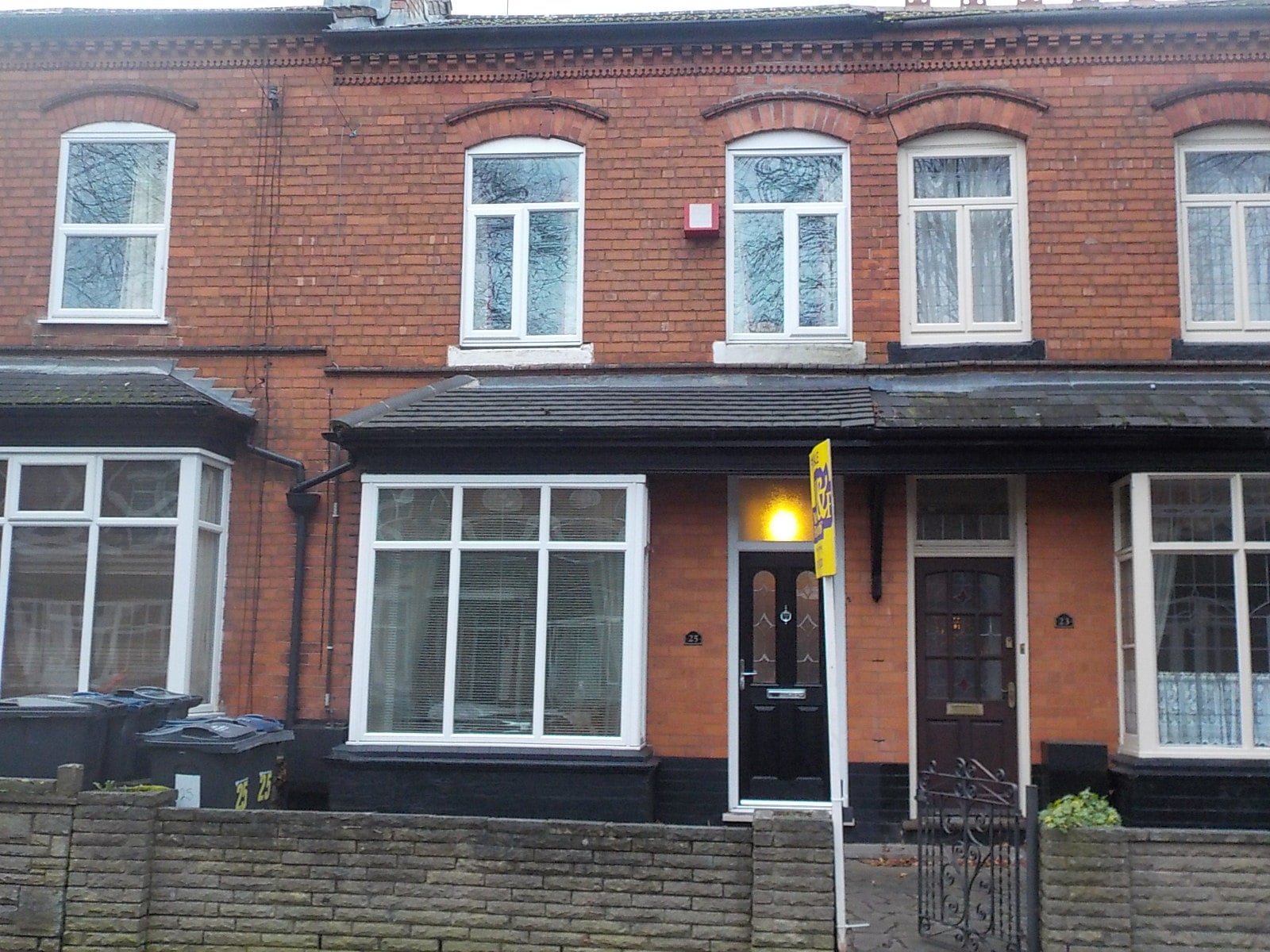 1904 terraced house inspected for a RICS HomeBuyer Survey in Syston, Leicestershire (UK)